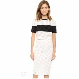 Elizabeth and James Leda Lattice Top and Skirt Set